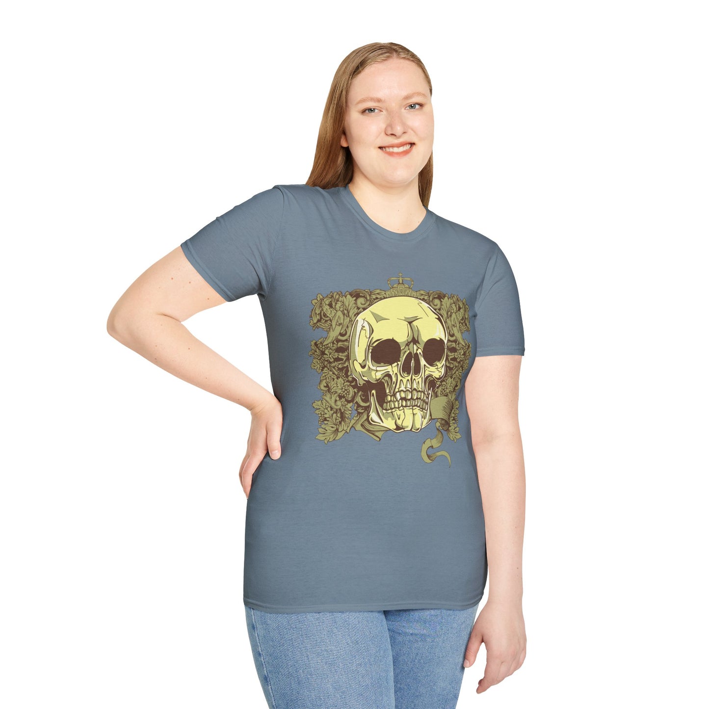 Skull T Shirt, Skull Design Shirt, Skull Art Tee Shirt, T-shirt with Skull 2