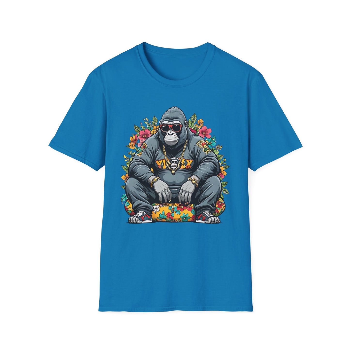 Animals Tees, Funny Animals Shirt, T Shirts with Funny Animals, T-Shirt with Gorilla, Monkey Tees