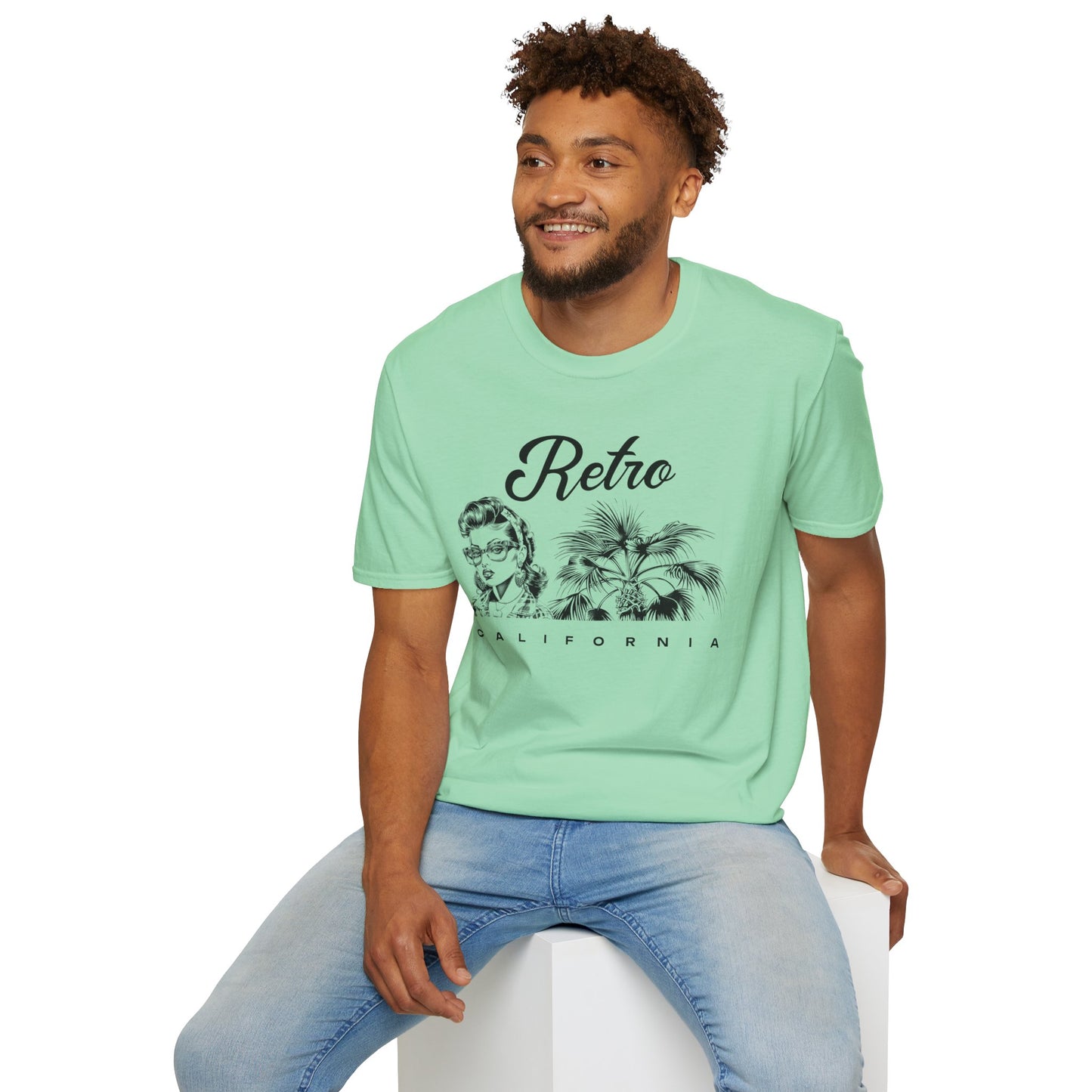 Retro T Shirt, Retro Design Shirt, Retro Art Tee Shirt, T-shirt with Retro Style