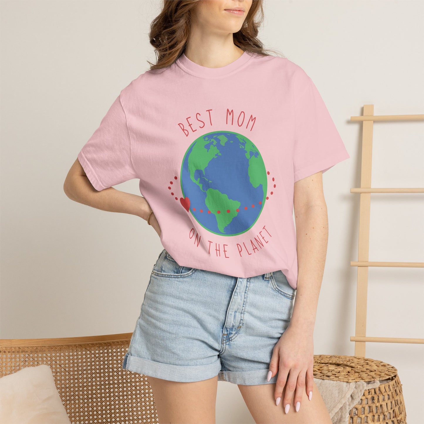 Mom T-shirt Mother's Day Mama Tee Unisex Comfort Colors Garment-Dyed Cotton h33