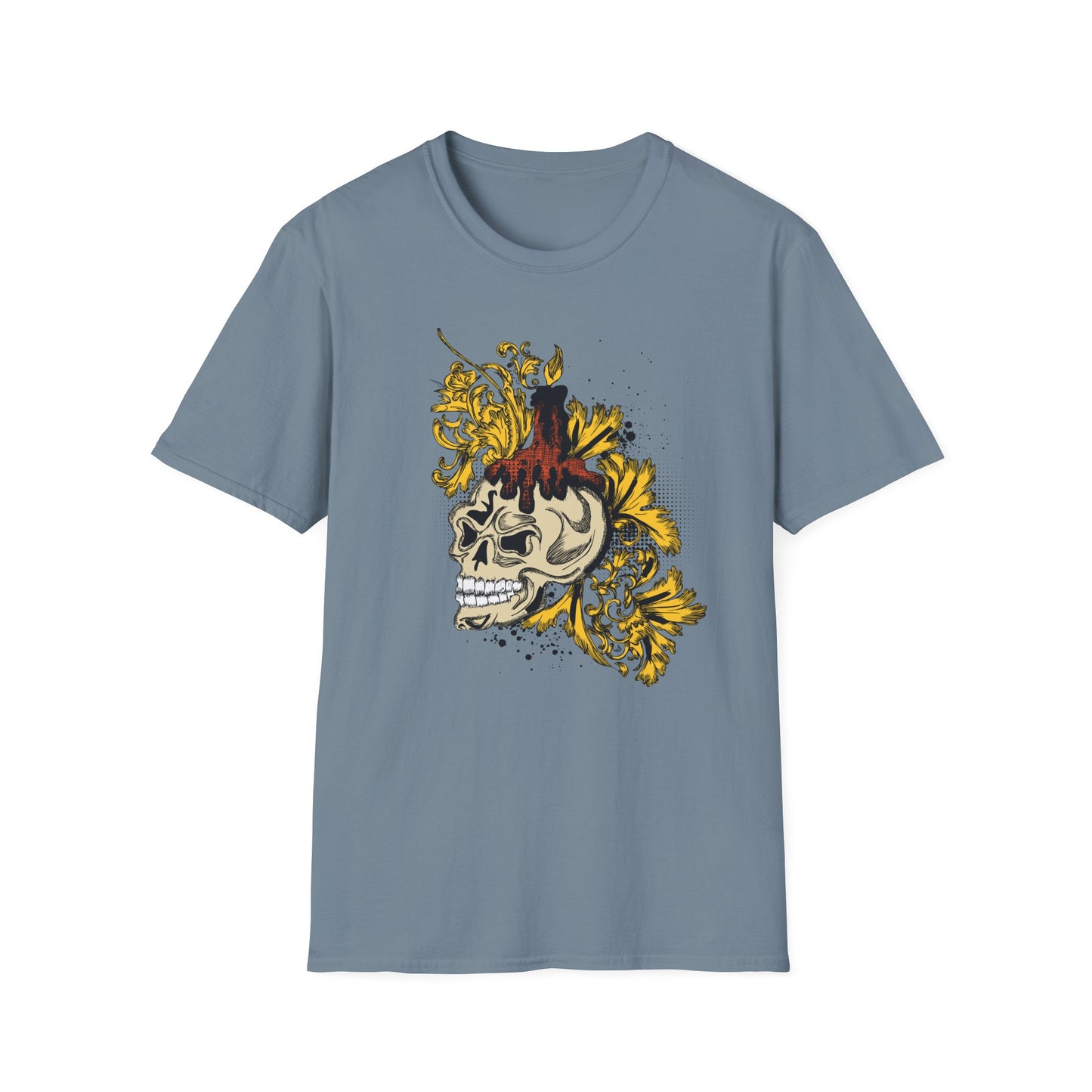 Skull T Shirt, Skull Design Shirt, Skull Art Tee Shirt, T-shirt with Skull 1