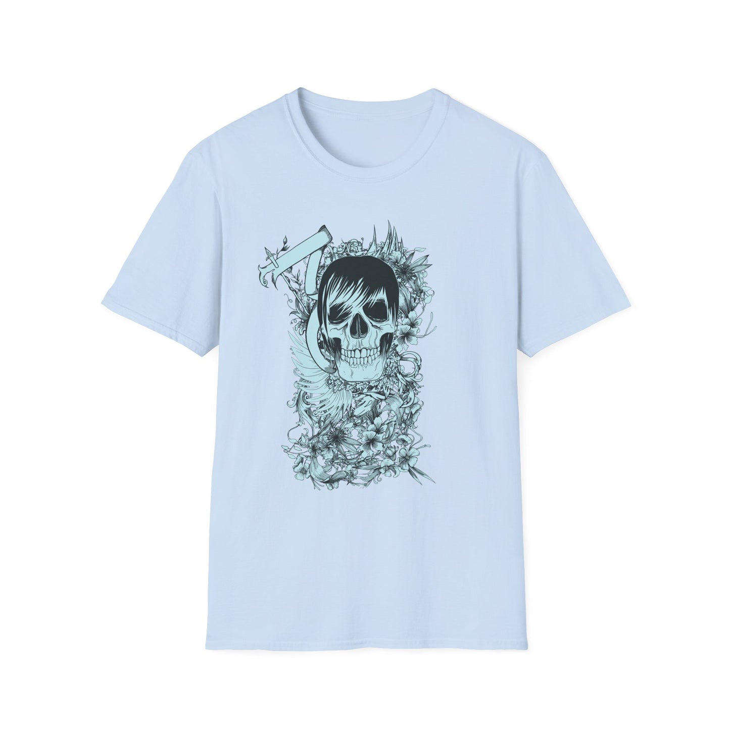 Skull T Shirt, Skull Design Shirt, Skull Art Tee Shirt, T-shirt with Skull 5