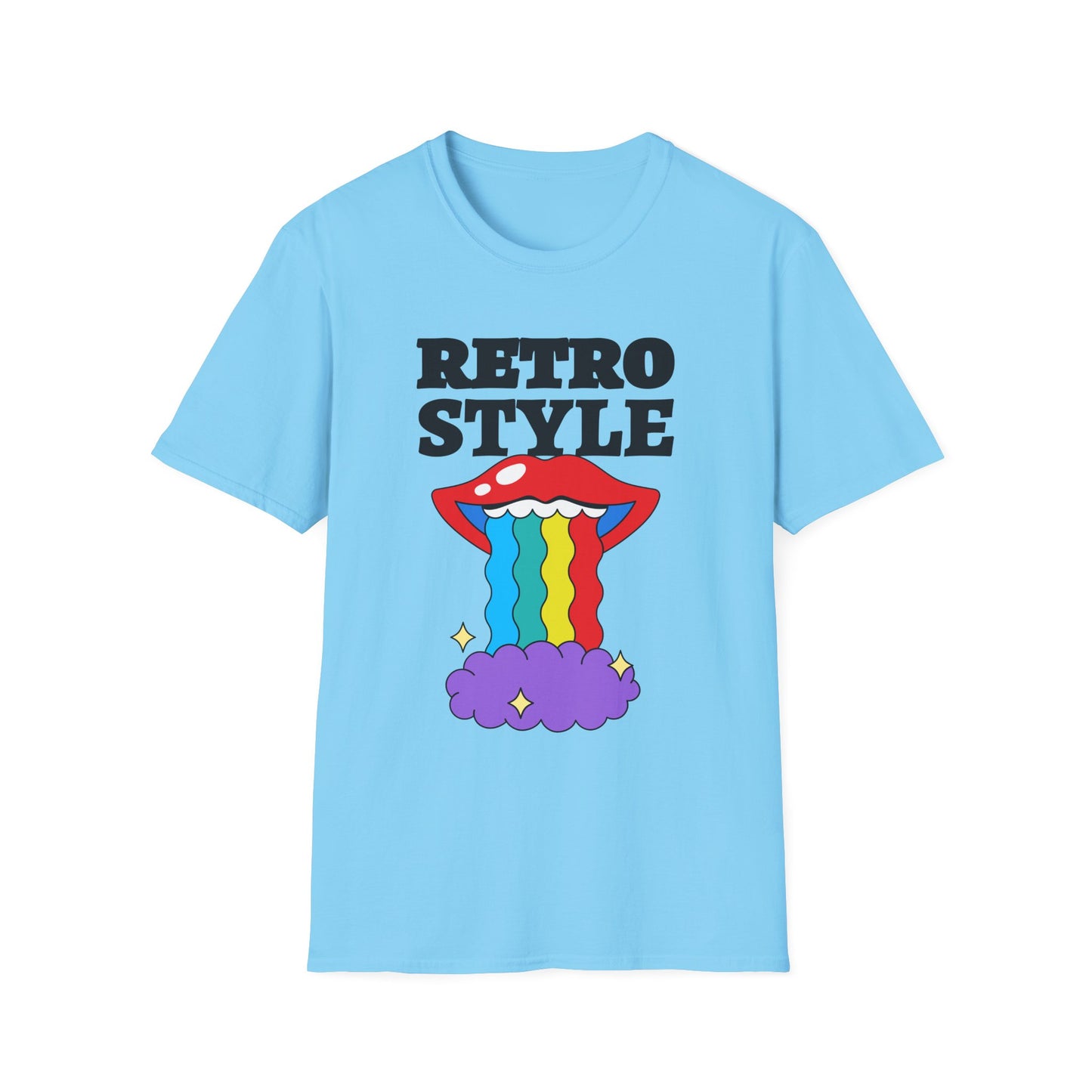 Retro T Shirt, Retro Design Shirt, Retro Art Tee Shirt, T-shirt with Retro Style