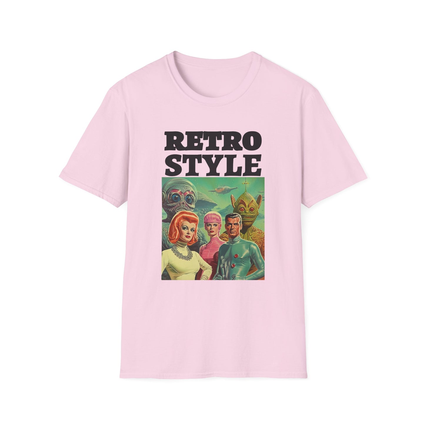 Retro T Shirt, Retro Design Shirt, Retro Art Tee Shirt, T-shirt with Retro Style