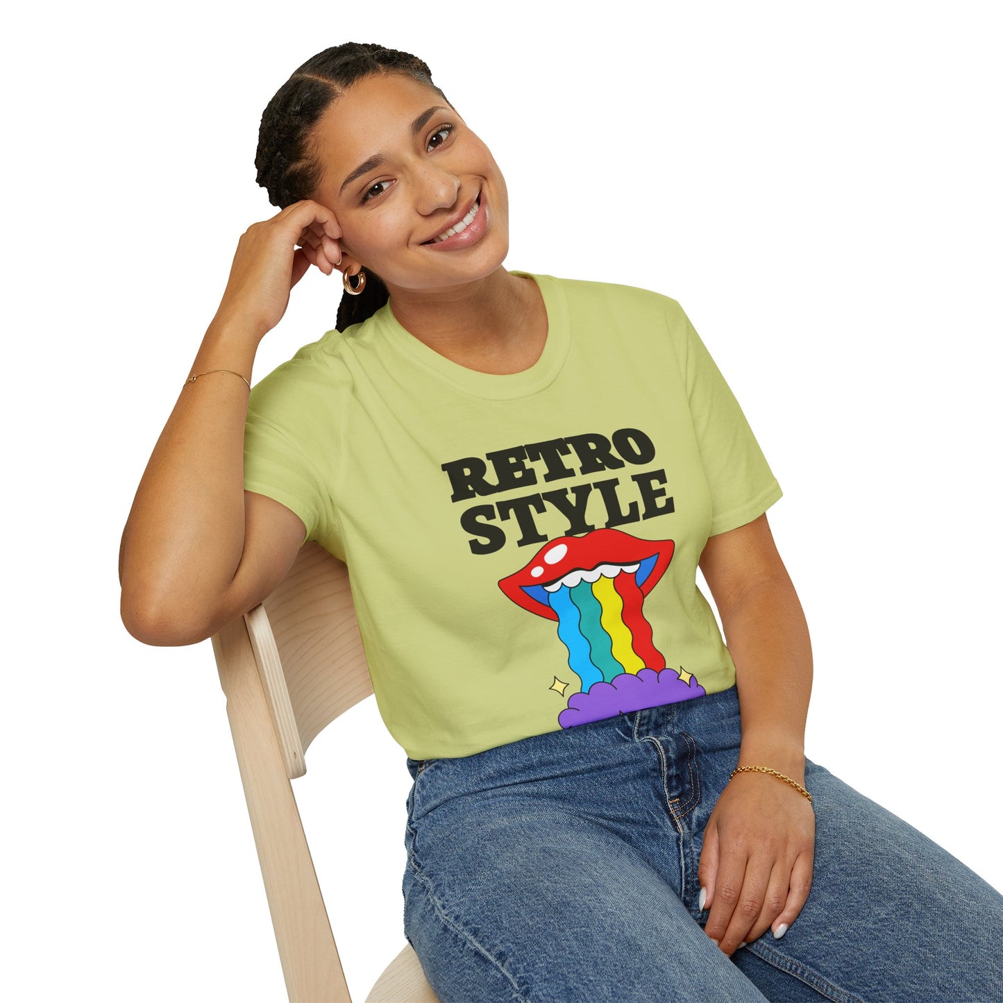 Retro T Shirt, Retro Design Shirt, Retro Art Tee Shirt, T-shirt with Retro Style