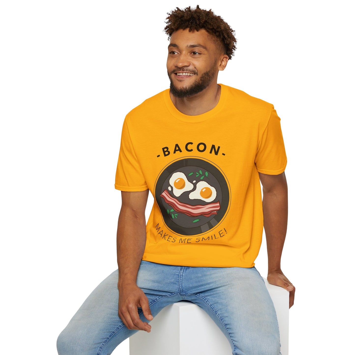 Food Tees, Funny Food T Shirts, Funny T Shirts, Bacon and Egg T Shirt, Egg and Bacon Shirt