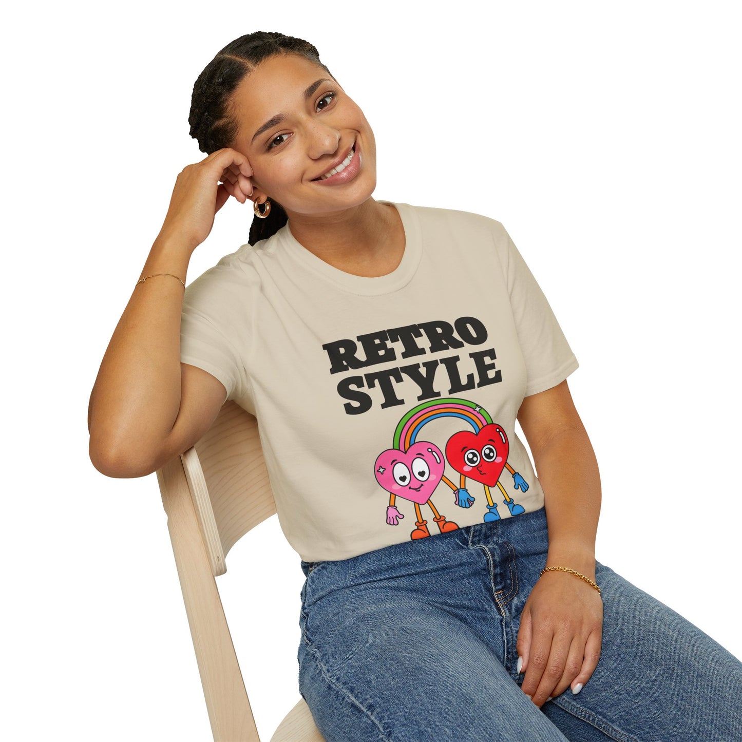 Retro T Shirt, Retro Design Shirt, Retro Art Tee Shirt, T-shirt with Retro Style