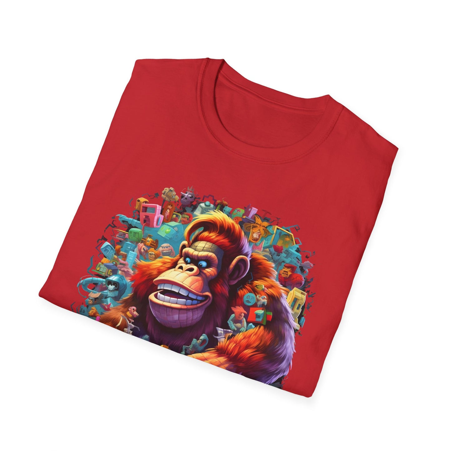 Animals Tees, Funny Animals Shirt, T Shirts with Funny Animals, T-Shirt with Gorilla, Monkey Tees