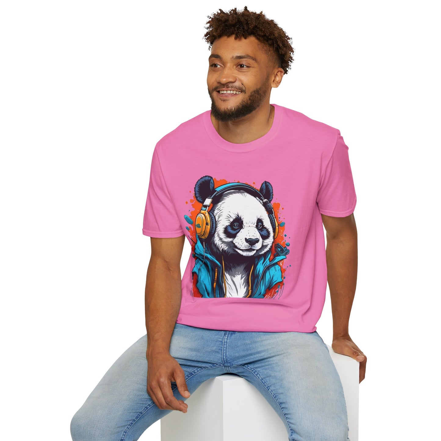 Animals Tees, Funny Animals Shirt, T Shirts with Funny Animals, T-Shirt with Panda, Panda Tees