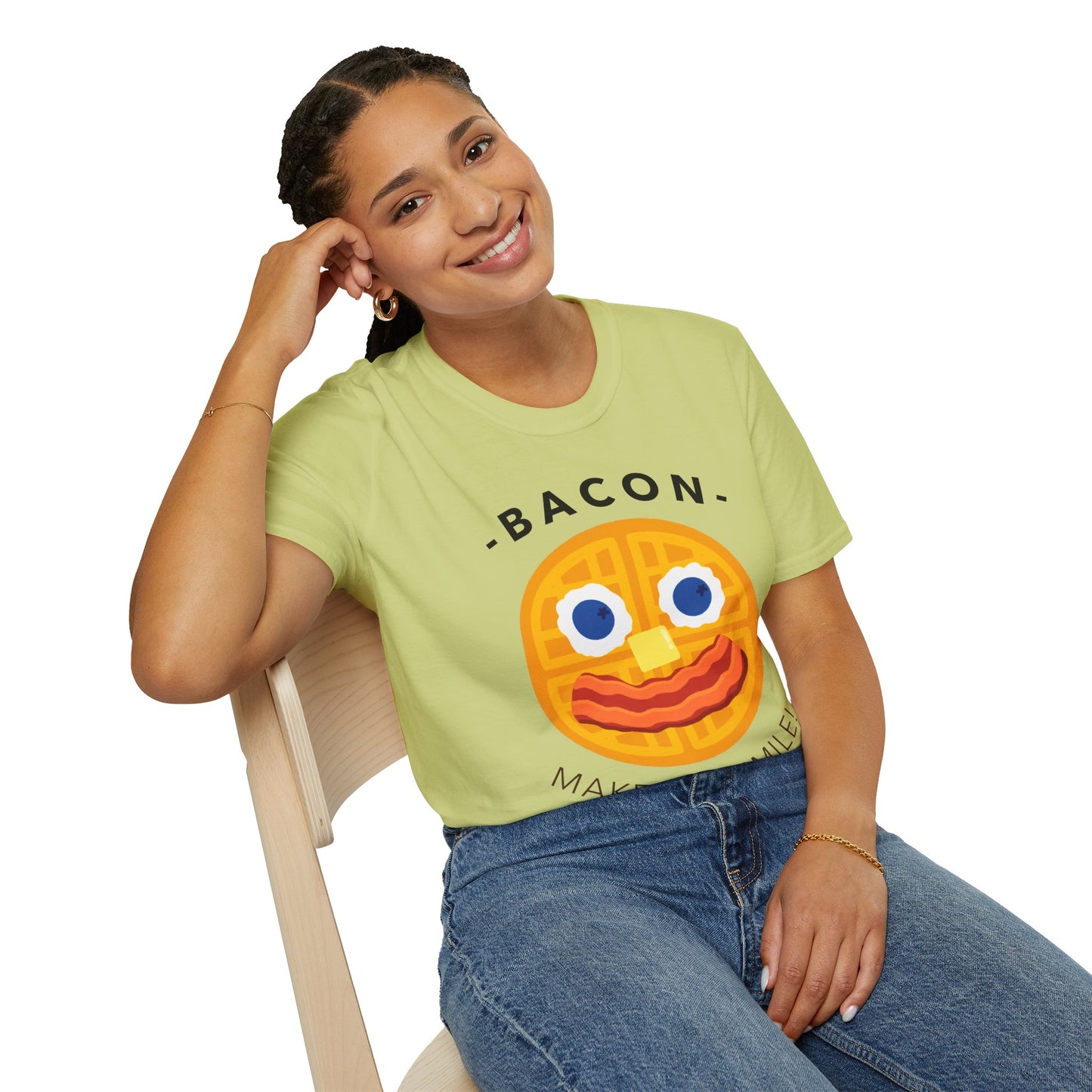 Food Tees, Funny Food T Shirts, Funny T Shirts, Bacon and Egg T Shirt, Egg and Bacon Shirt