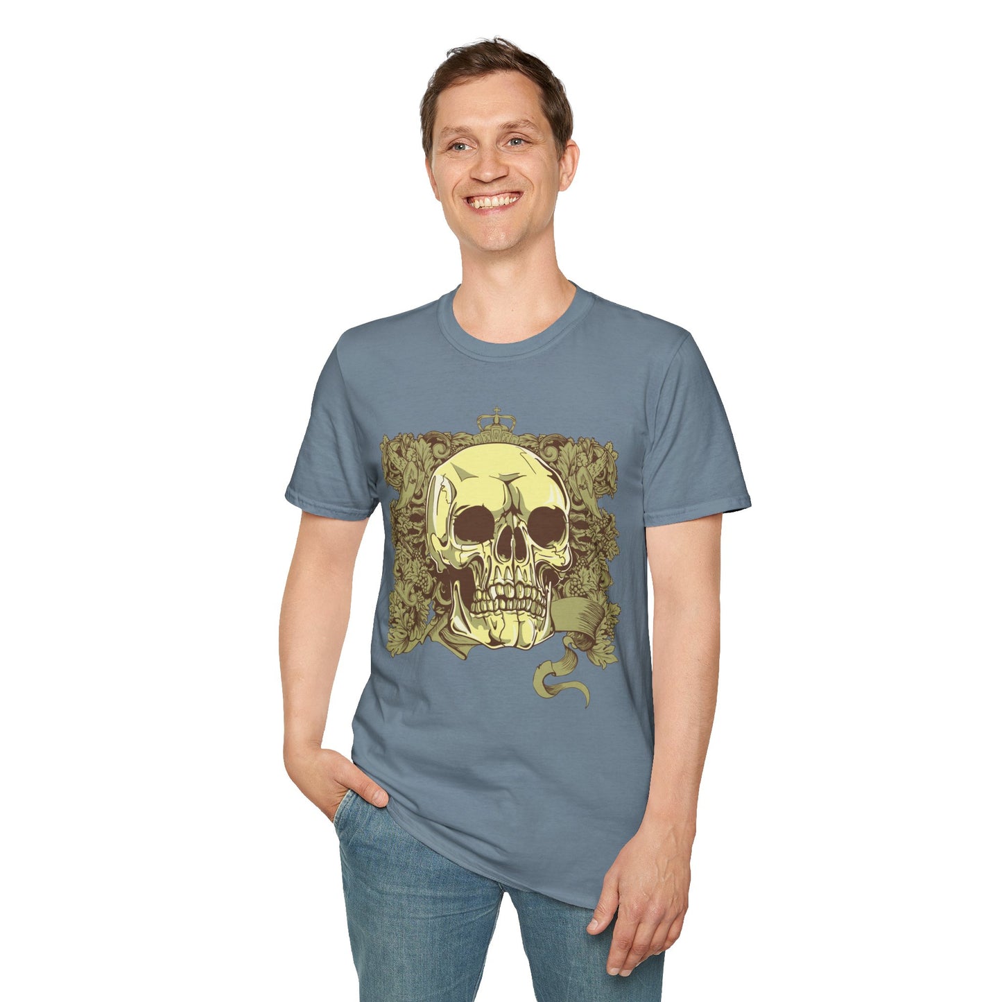 Skull T Shirt, Skull Design Shirt, Skull Art Tee Shirt, T-shirt with Skull 2