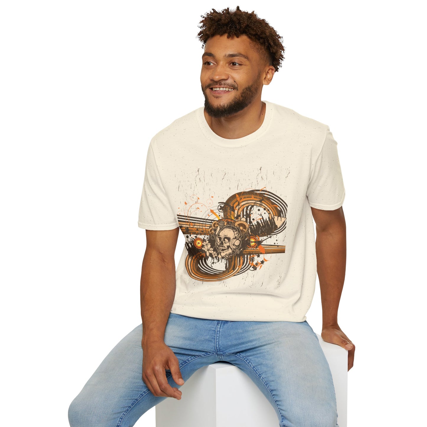 Skull T Shirt, Skull Design Shirt, Skull Art Tee Shirt, T-shirt with Skull 3