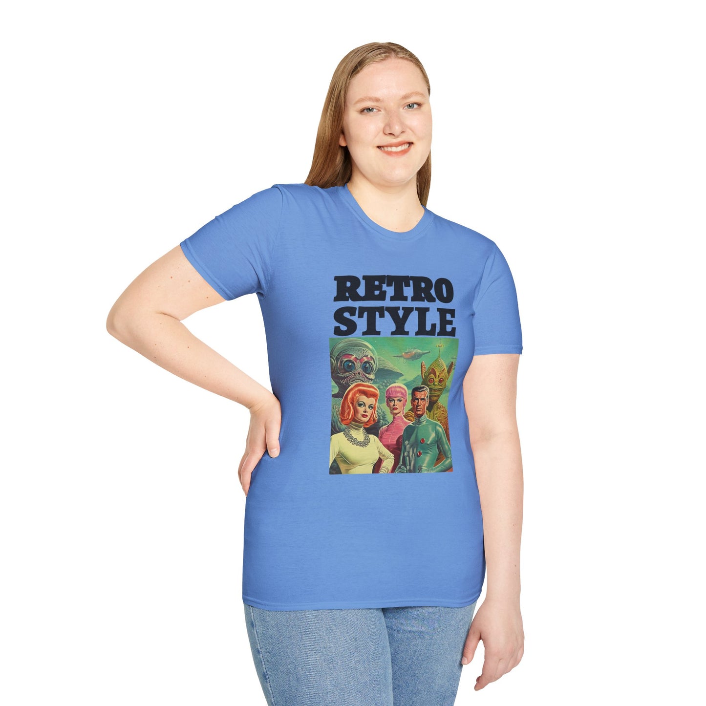Retro T Shirt, Retro Design Shirt, Retro Art Tee Shirt, T-shirt with Retro Style