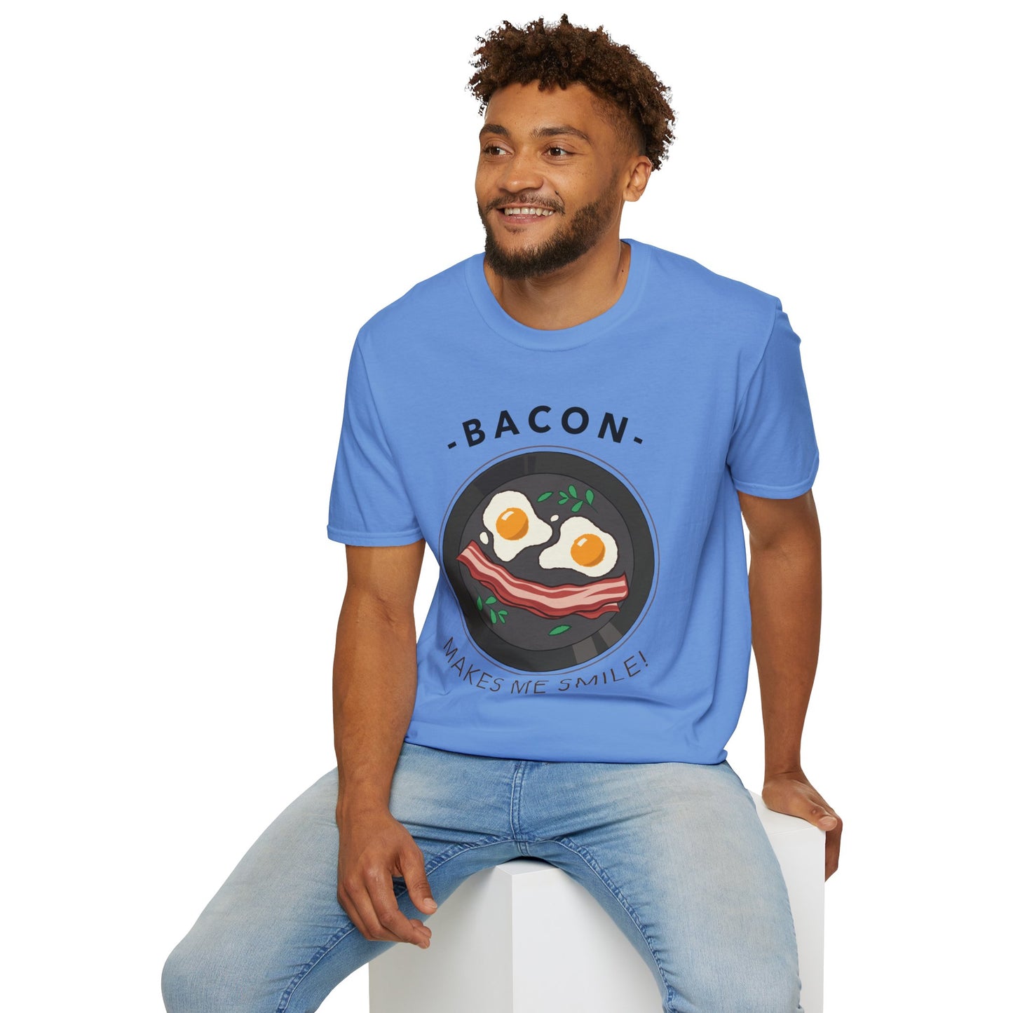 Food Tees, Funny Food T Shirts, Funny T Shirts, Bacon and Egg T Shirt, Egg and Bacon Shirt