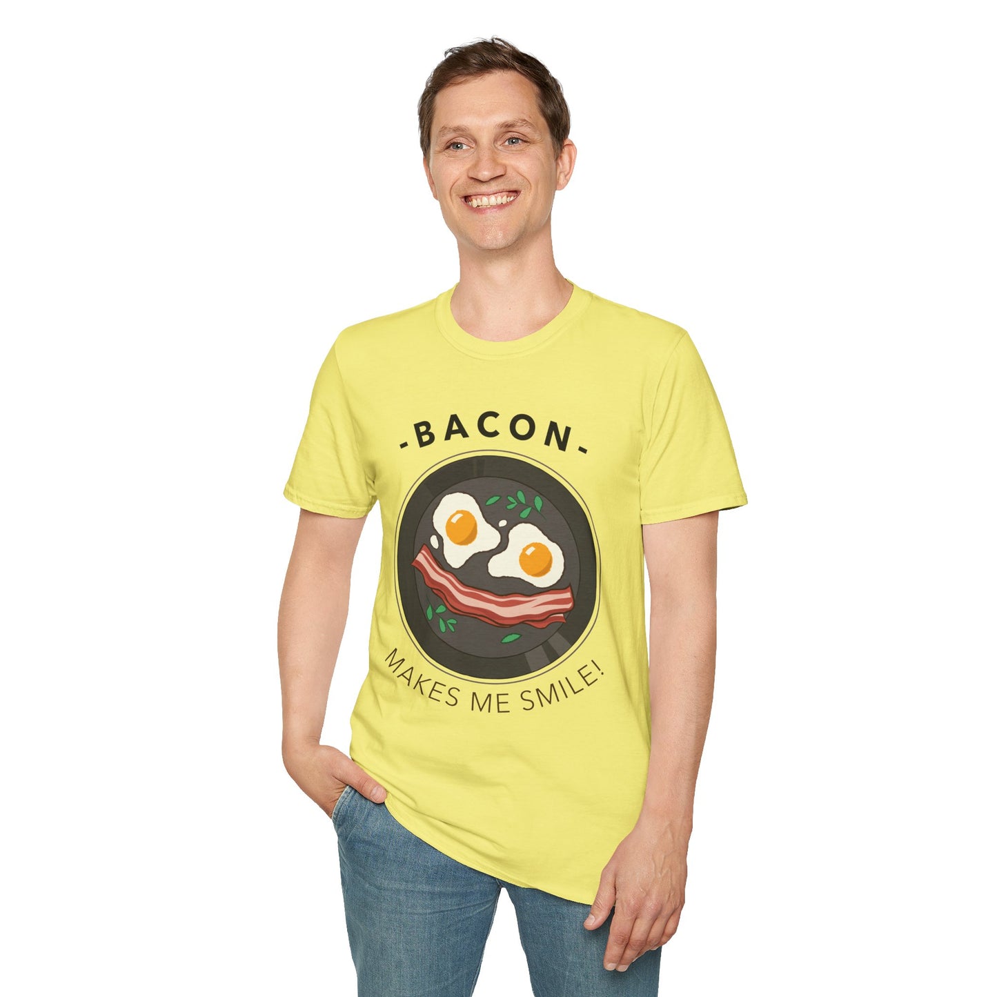 Food Tees, Funny Food T Shirts, Funny T Shirts, Bacon and Egg T Shirt, Egg and Bacon Shirt
