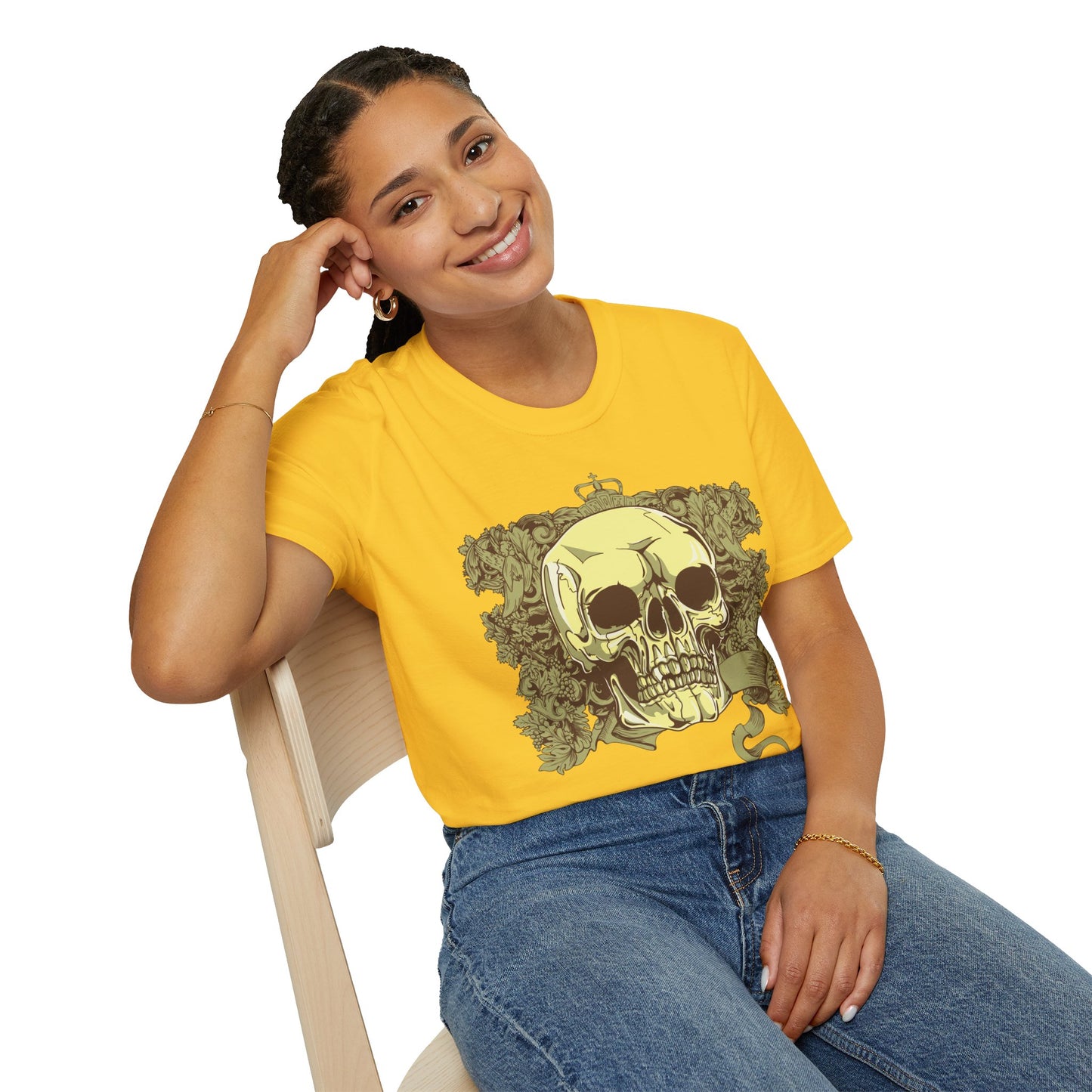 Skull T Shirt, Skull Design Shirt, Skull Art Tee Shirt, T-shirt with Skull 2