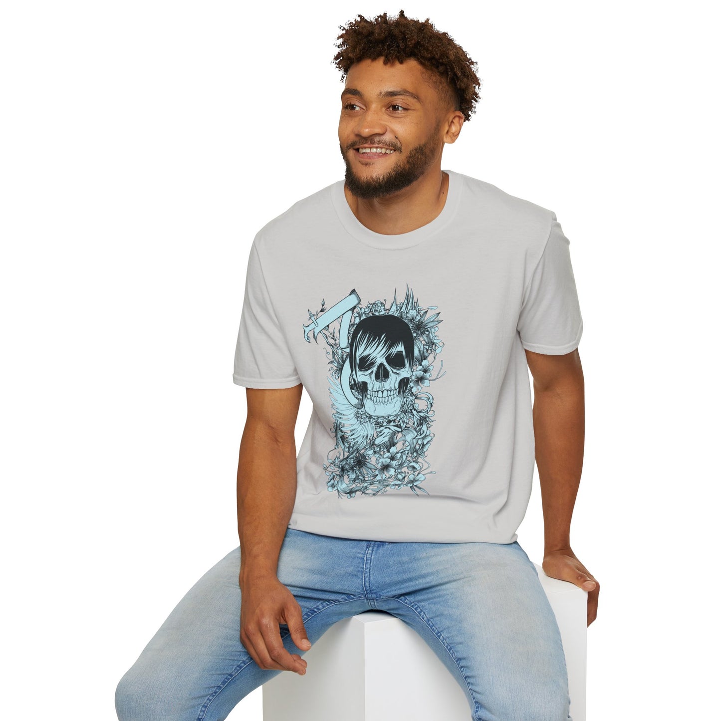 Skull T Shirt, Skull Design Shirt, Skull Art Tee Shirt, T-shirt with Skull 5