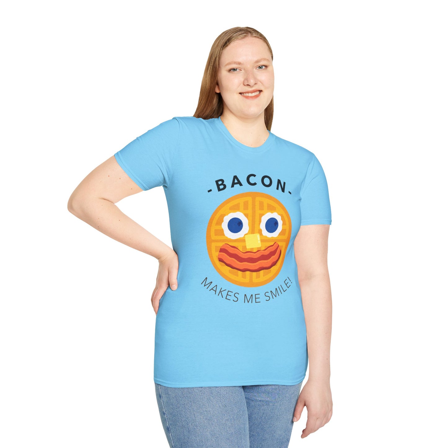 Food Tees, Funny Food T Shirts, Funny T Shirts, Bacon and Egg T Shirt, Egg and Bacon Shirt