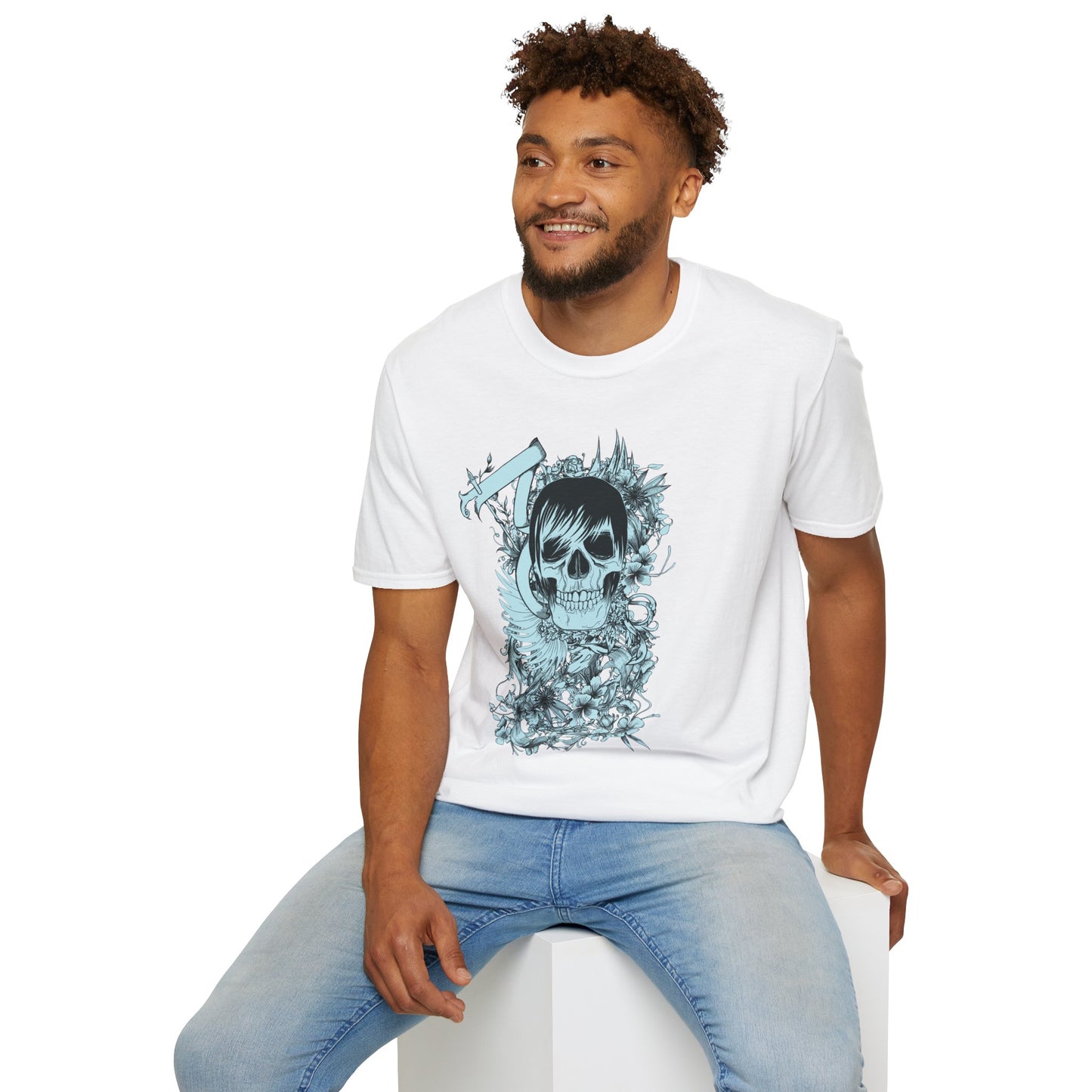 Skull T Shirt, Skull Design Shirt, Skull Art Tee Shirt, T-shirt with Skull 5