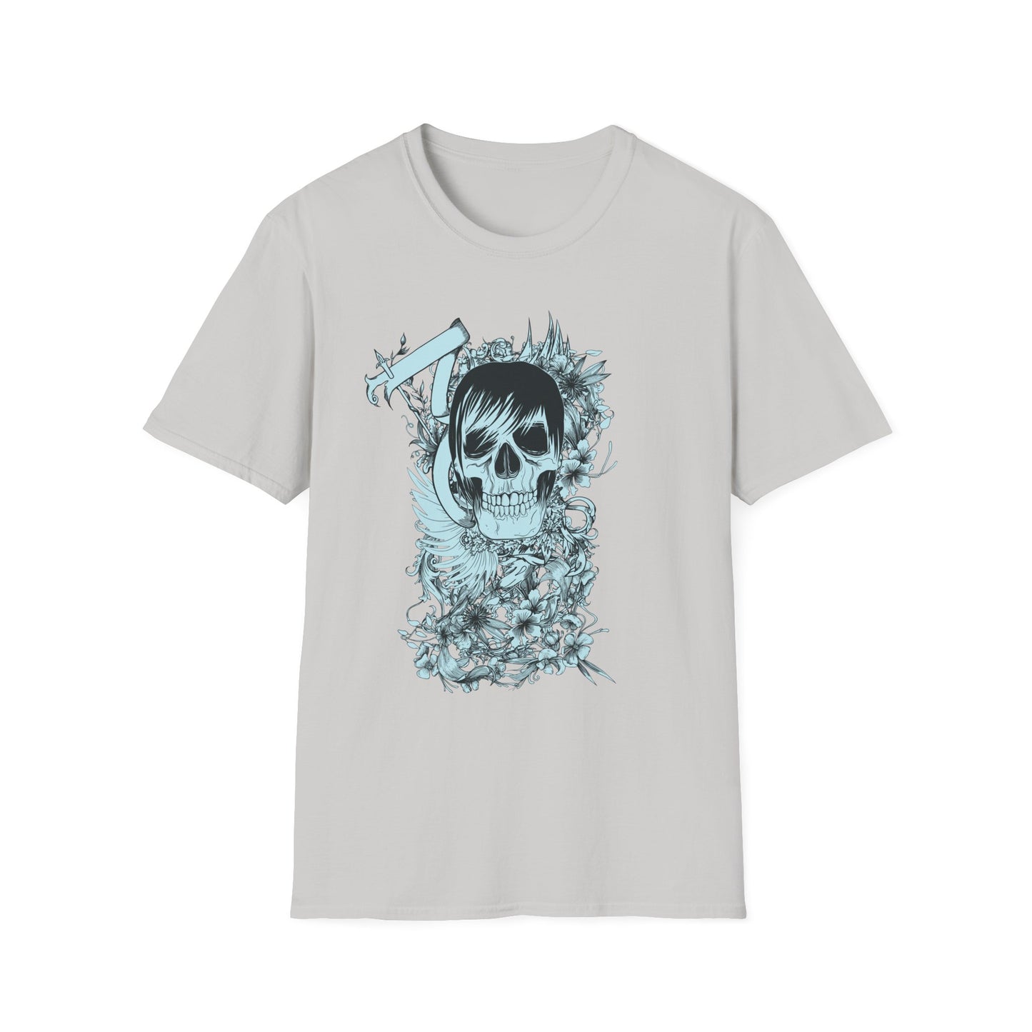 Skull T Shirt, Skull Design Shirt, Skull Art Tee Shirt, T-shirt with Skull 5