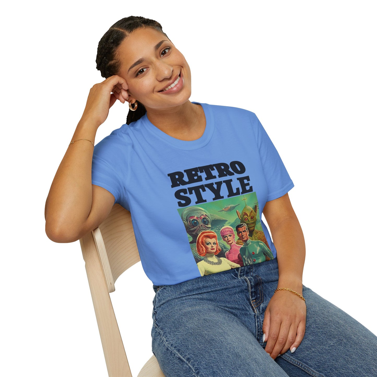 Retro T Shirt, Retro Design Shirt, Retro Art Tee Shirt, T-shirt with Retro Style