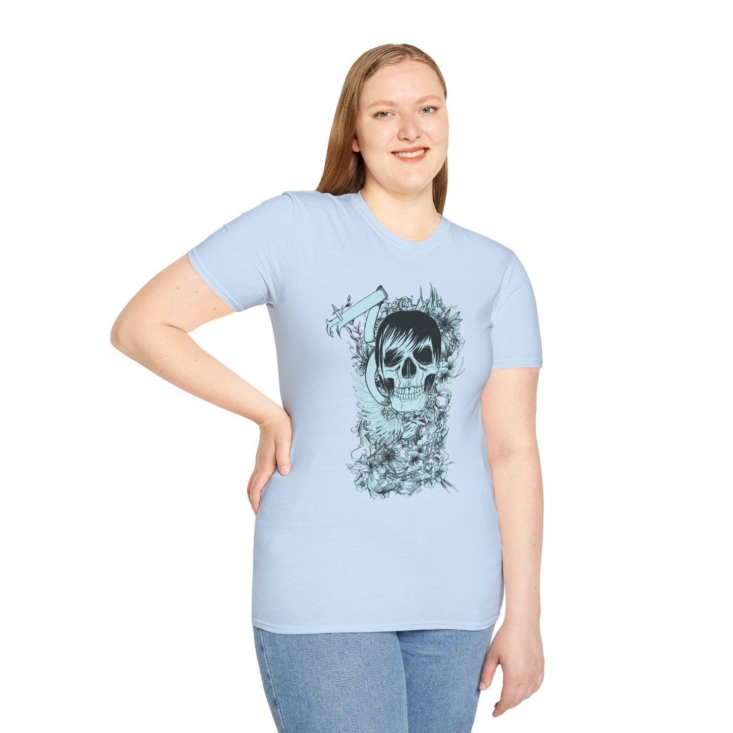Skull T Shirt, Skull Design Shirt, Skull Art Tee Shirt, T-shirt with Skull 5