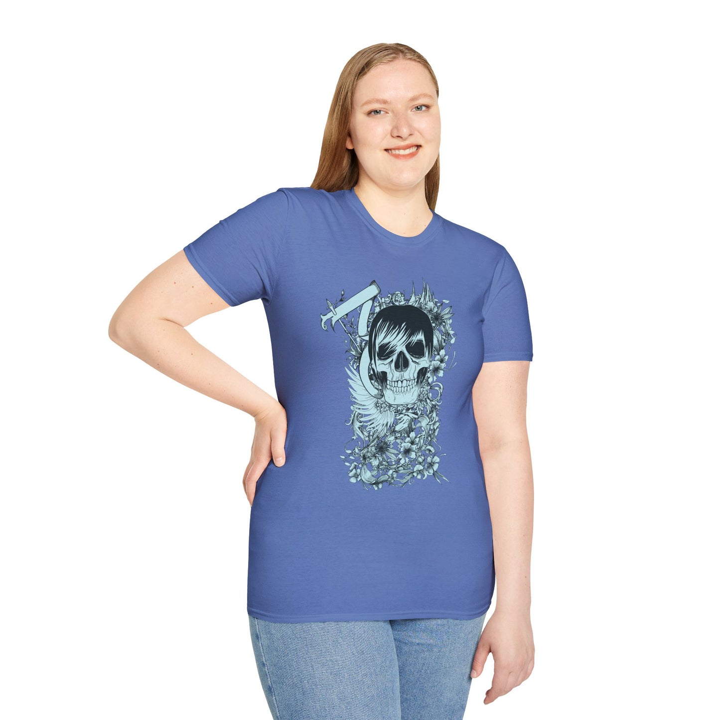 Skull T Shirt, Skull Design Shirt, Skull Art Tee Shirt, T-shirt with Skull 5
