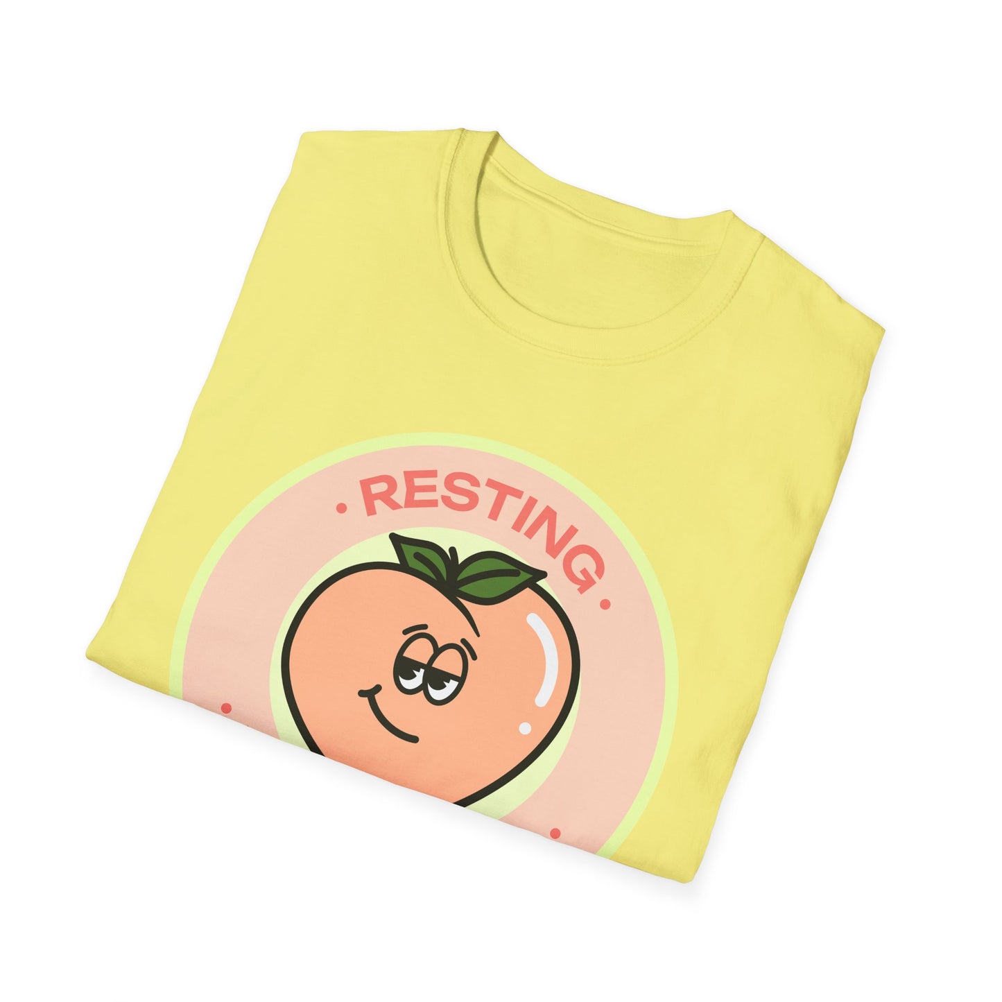Food Tees, Funny Food T Shirts, Funny T Shirts, Shirt with Fruits, Shirt with Peach