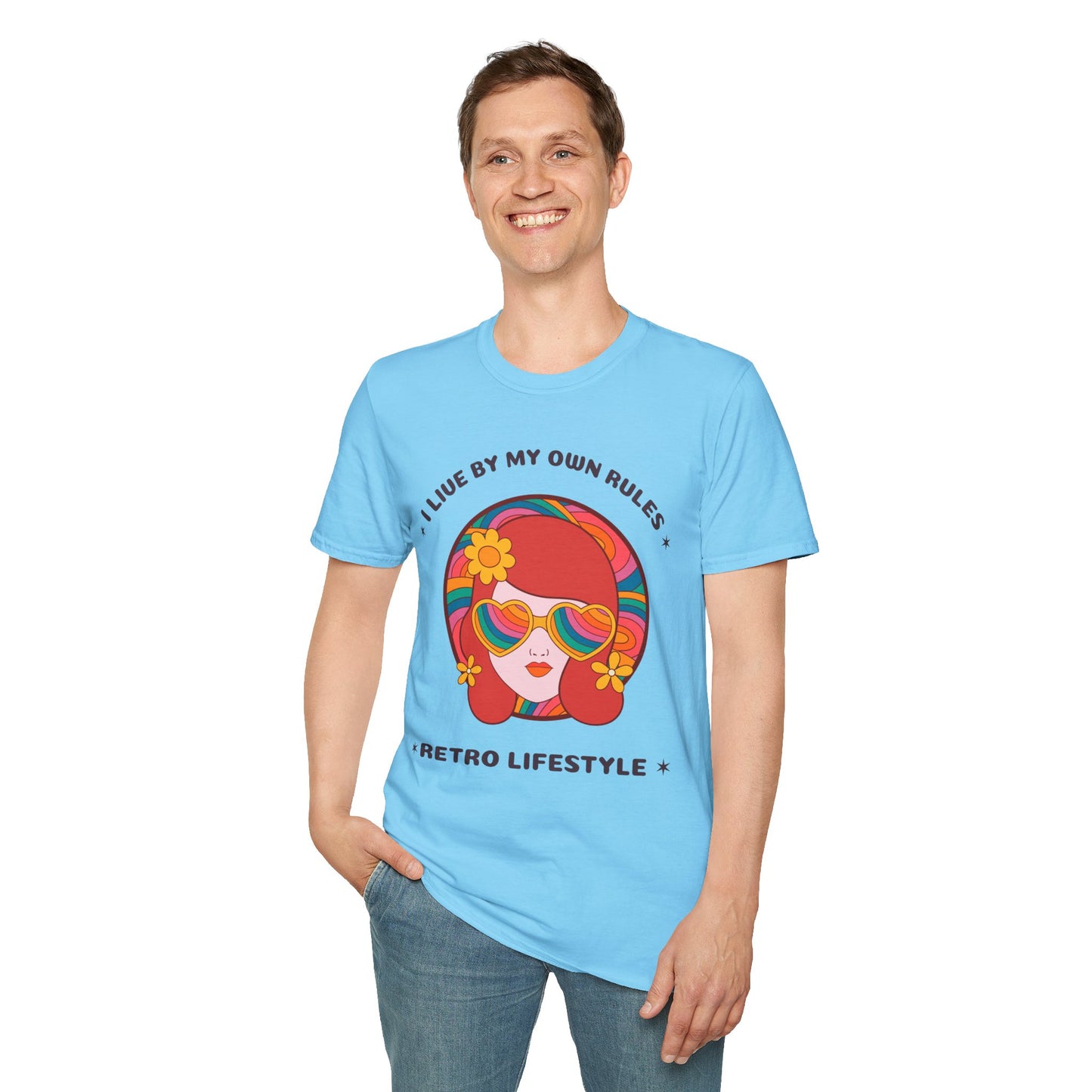 Retro T Shirt, Retro Design Shirt, Retro Art Tee Shirt, T-shirt with Retro Style