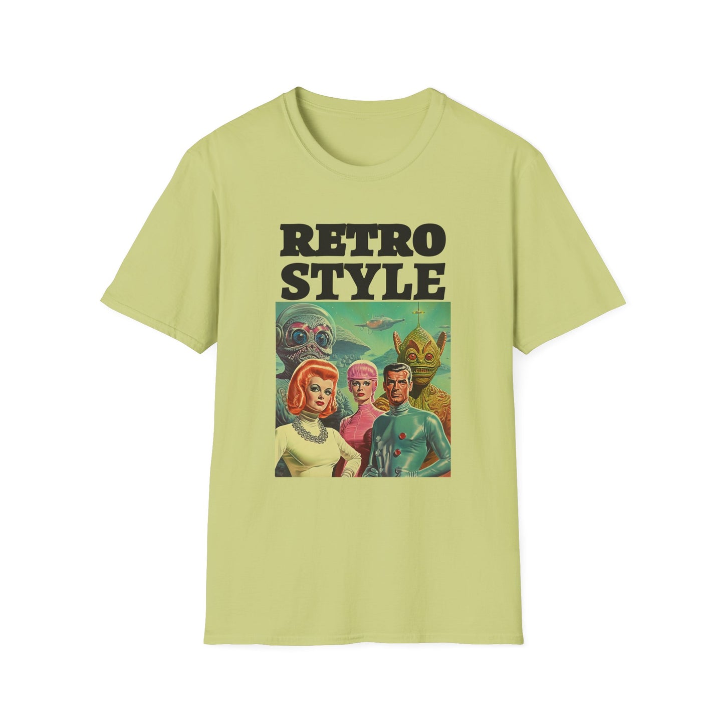 Retro T Shirt, Retro Design Shirt, Retro Art Tee Shirt, T-shirt with Retro Style
