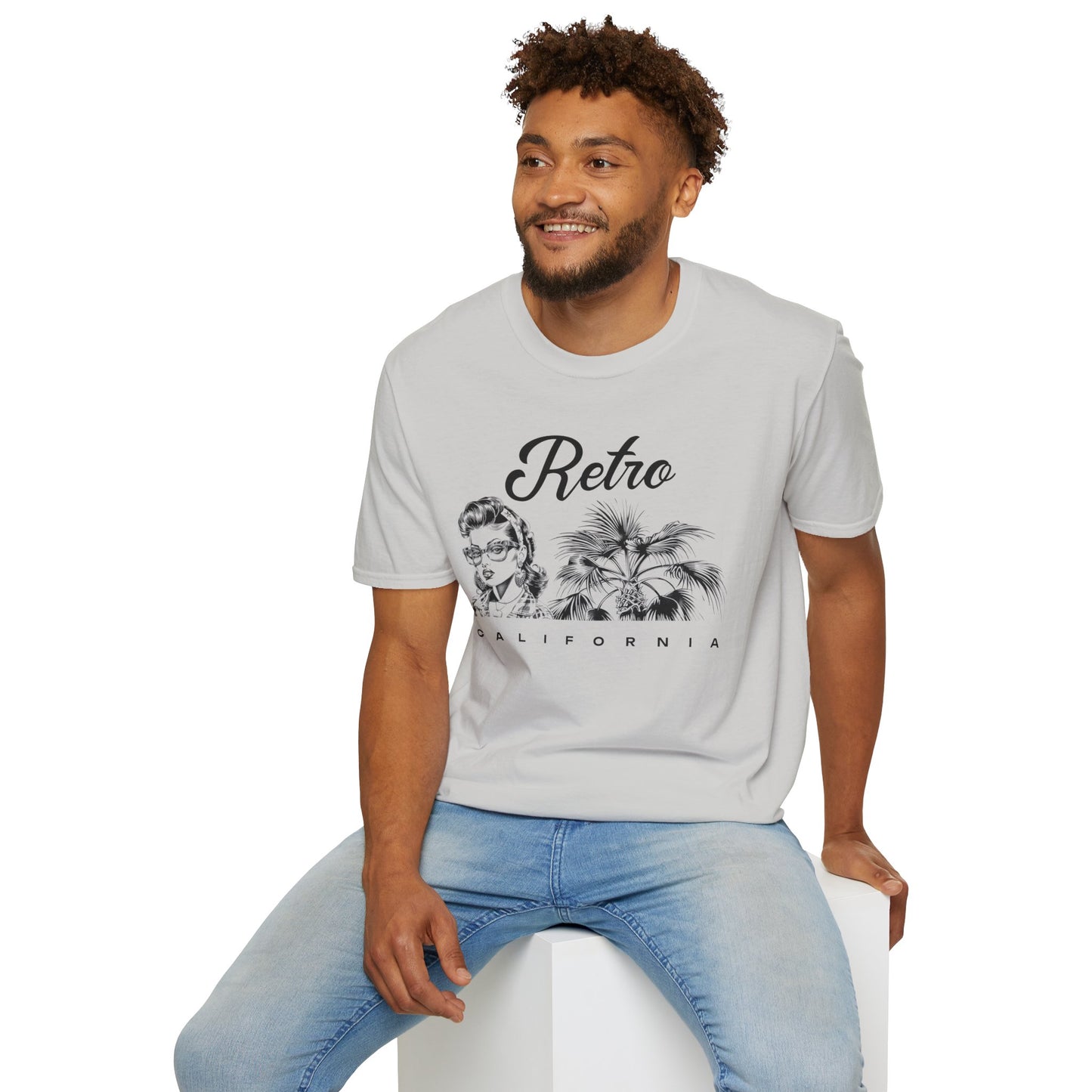 Retro T Shirt, Retro Design Shirt, Retro Art Tee Shirt, T-shirt with Retro Style
