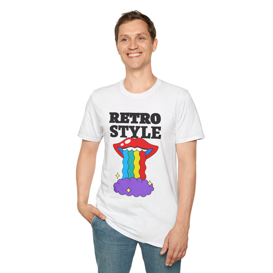 Retro T Shirt, Retro Design Shirt, Retro Art Tee Shirt, T-shirt with Retro Style