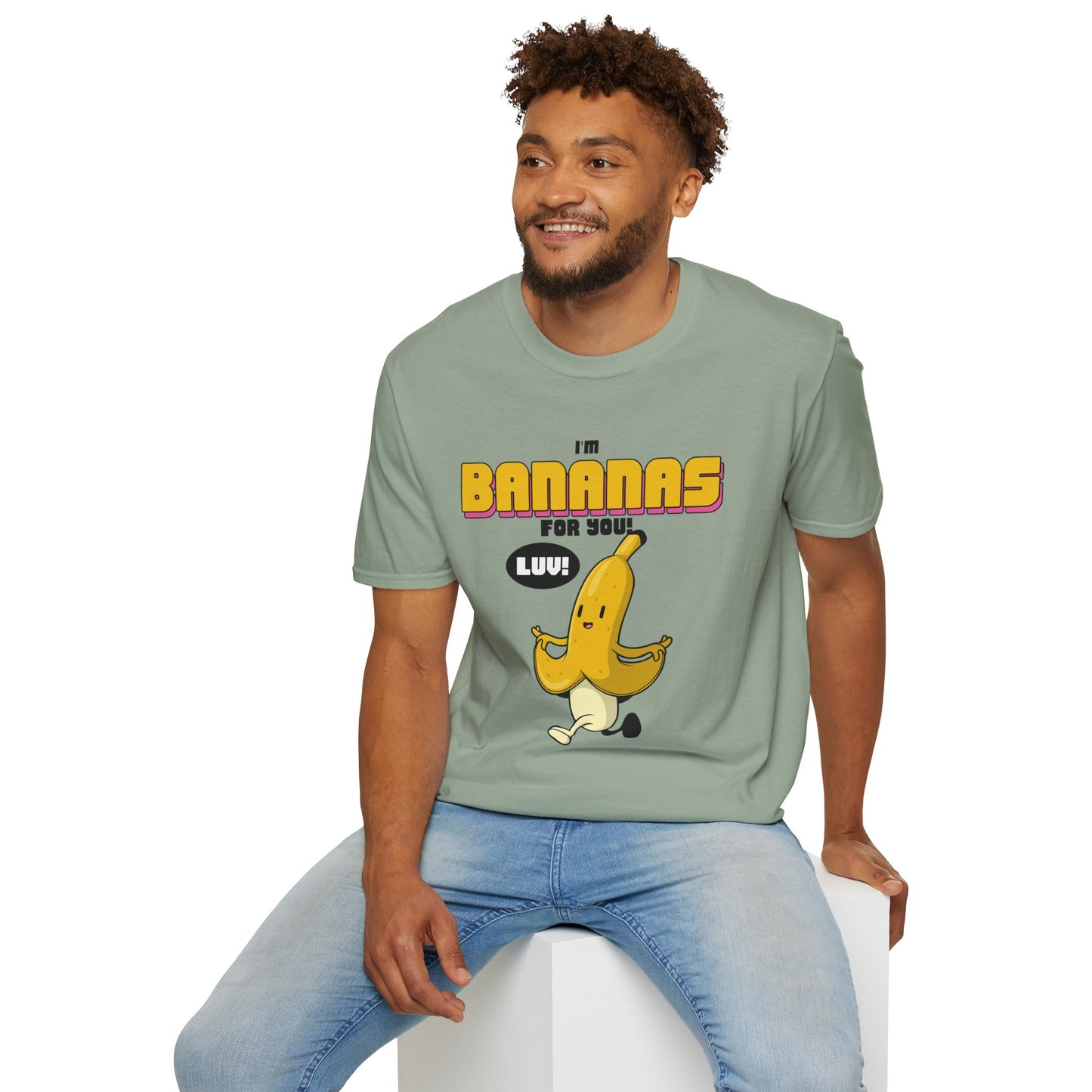 Food Tees, Funny Food T Shirts, Funny T Shirts, Shirt with Banana, Banana T Shirt, Funny Banana Shirt