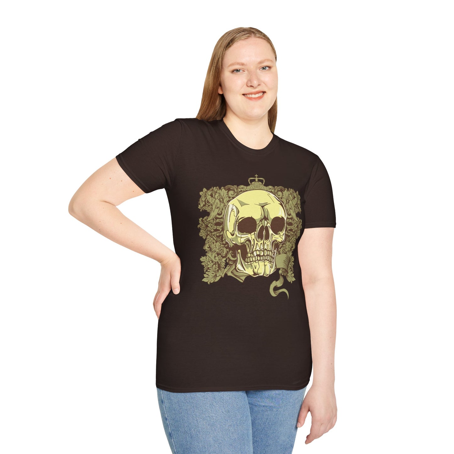 Skull T Shirt, Skull Design Shirt, Skull Art Tee Shirt, T-shirt with Skull 2