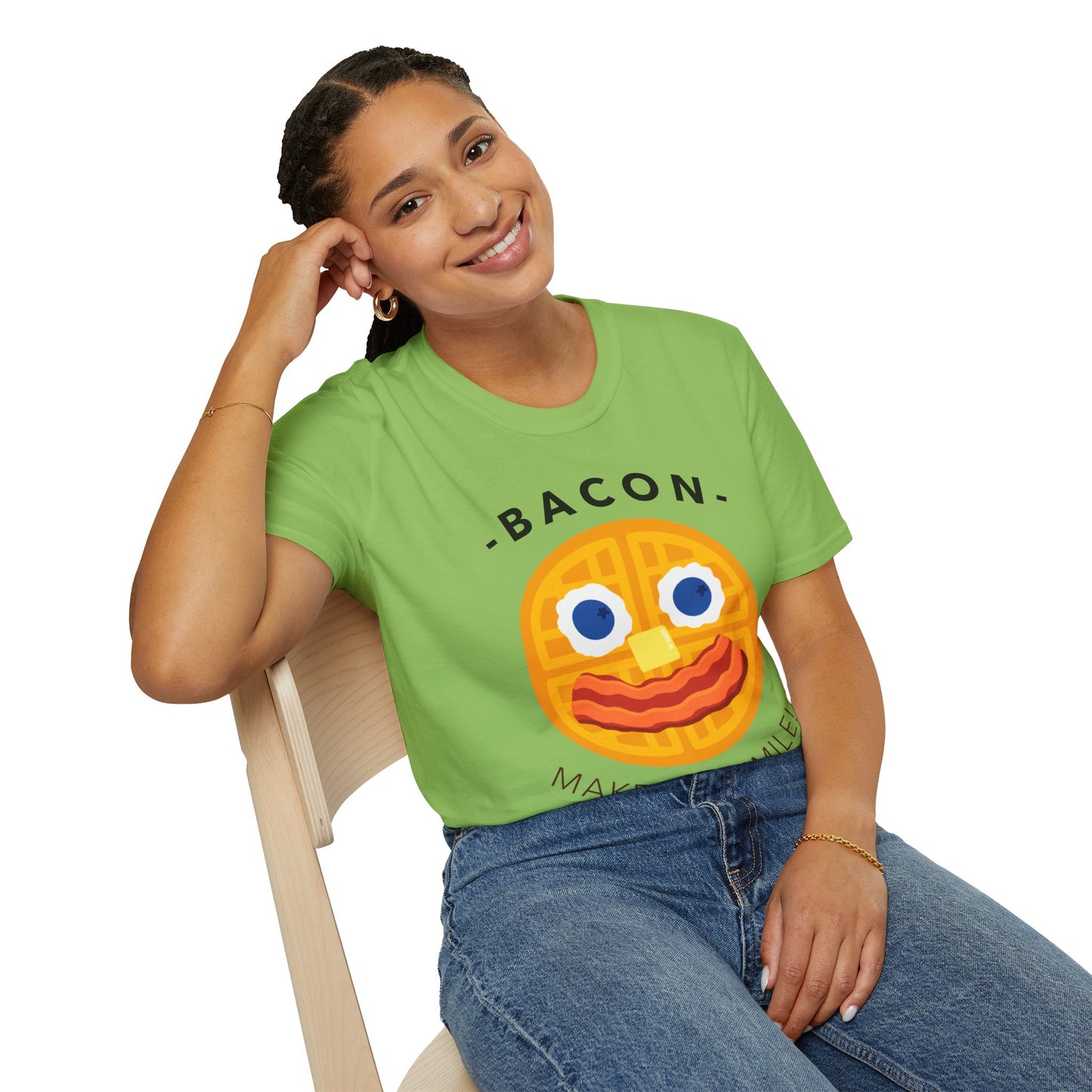 Food Tees, Funny Food T Shirts, Funny T Shirts, Bacon and Egg T Shirt, Egg and Bacon Shirt