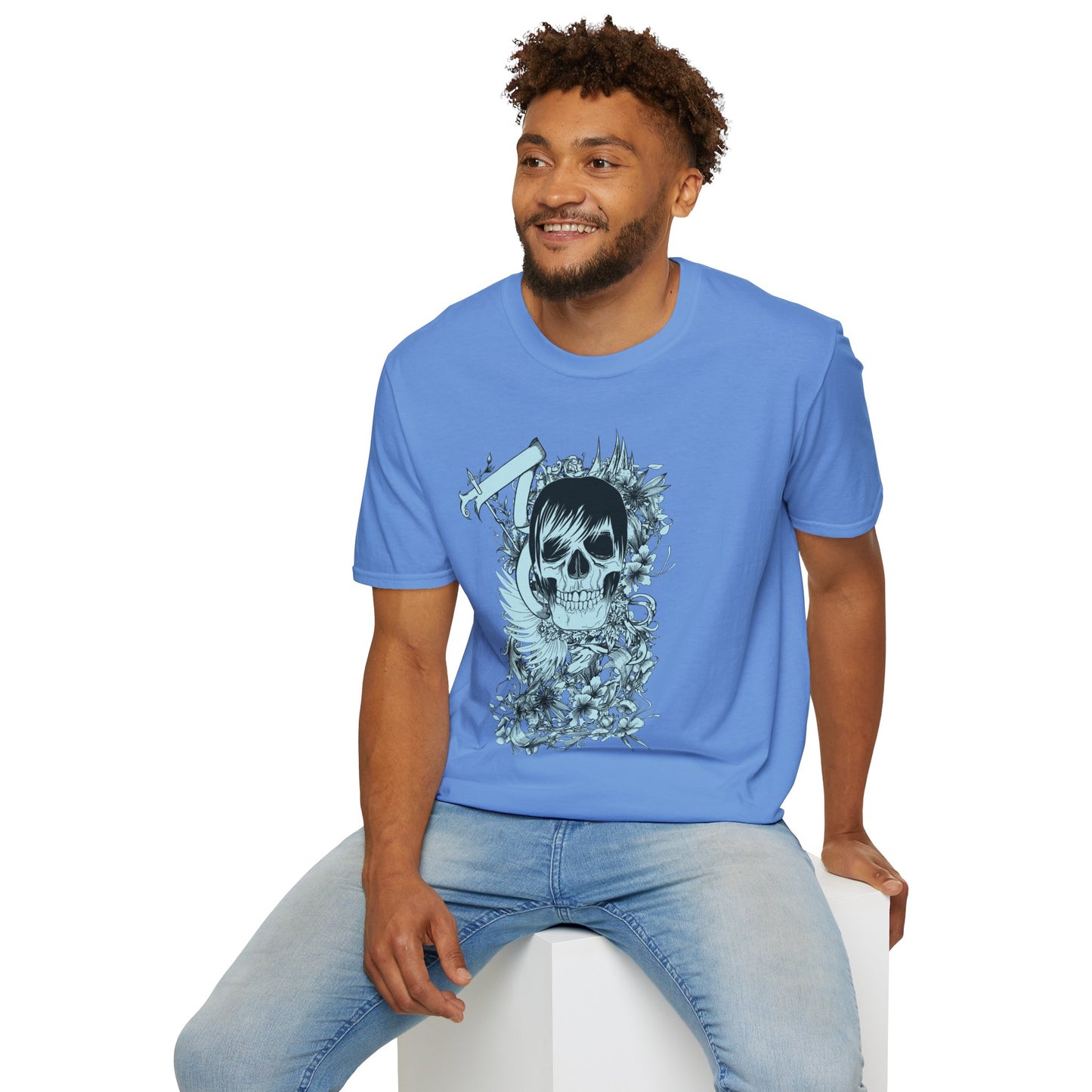 Skull T Shirt, Skull Design Shirt, Skull Art Tee Shirt, T-shirt with Skull 5