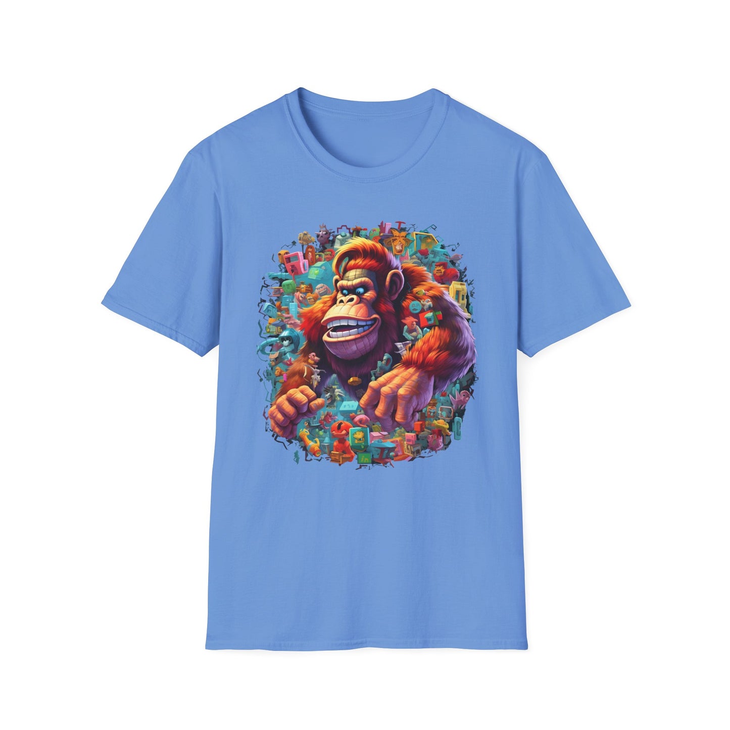 Animals Tees, Funny Animals Shirt, T Shirts with Funny Animals, T-Shirt with Gorilla, Monkey Tees