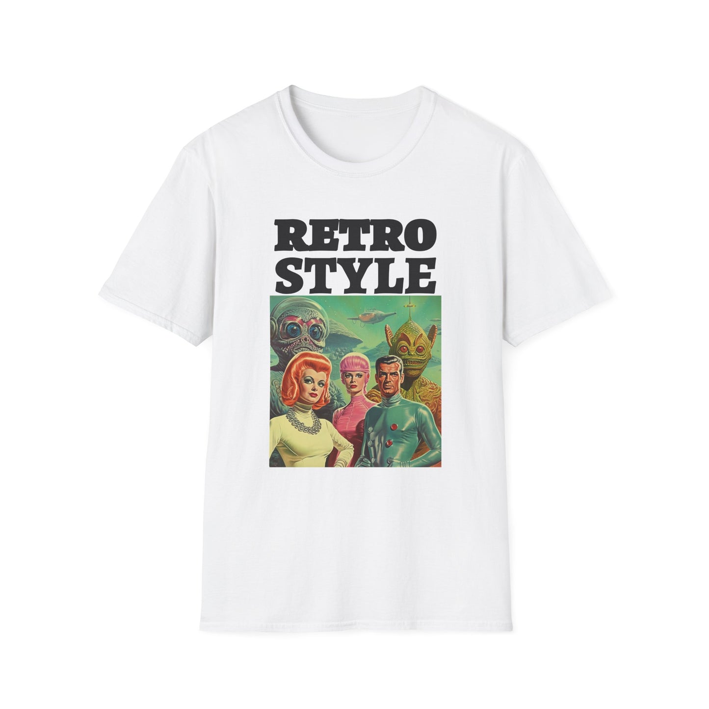 Retro T Shirt, Retro Design Shirt, Retro Art Tee Shirt, T-shirt with Retro Style