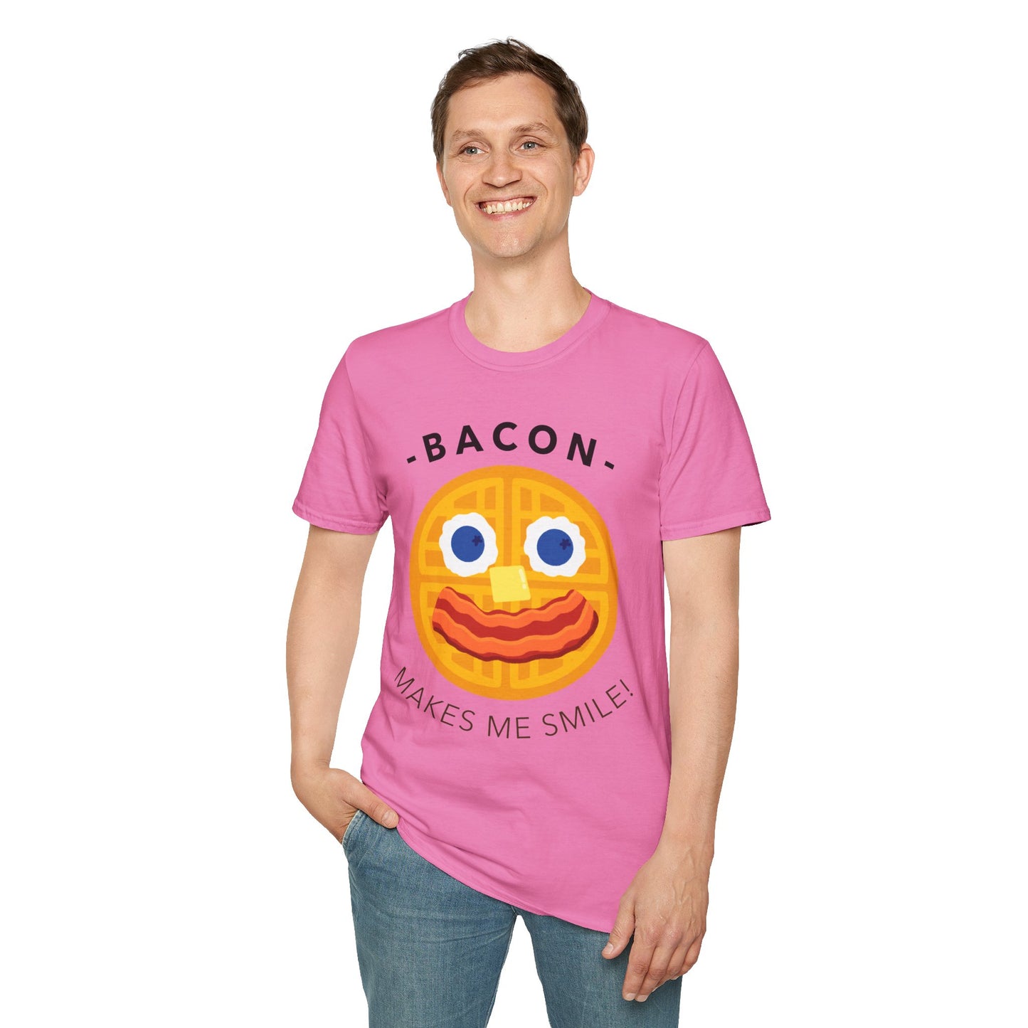 Food Tees, Funny Food T Shirts, Funny T Shirts, Bacon and Egg T Shirt, Egg and Bacon Shirt