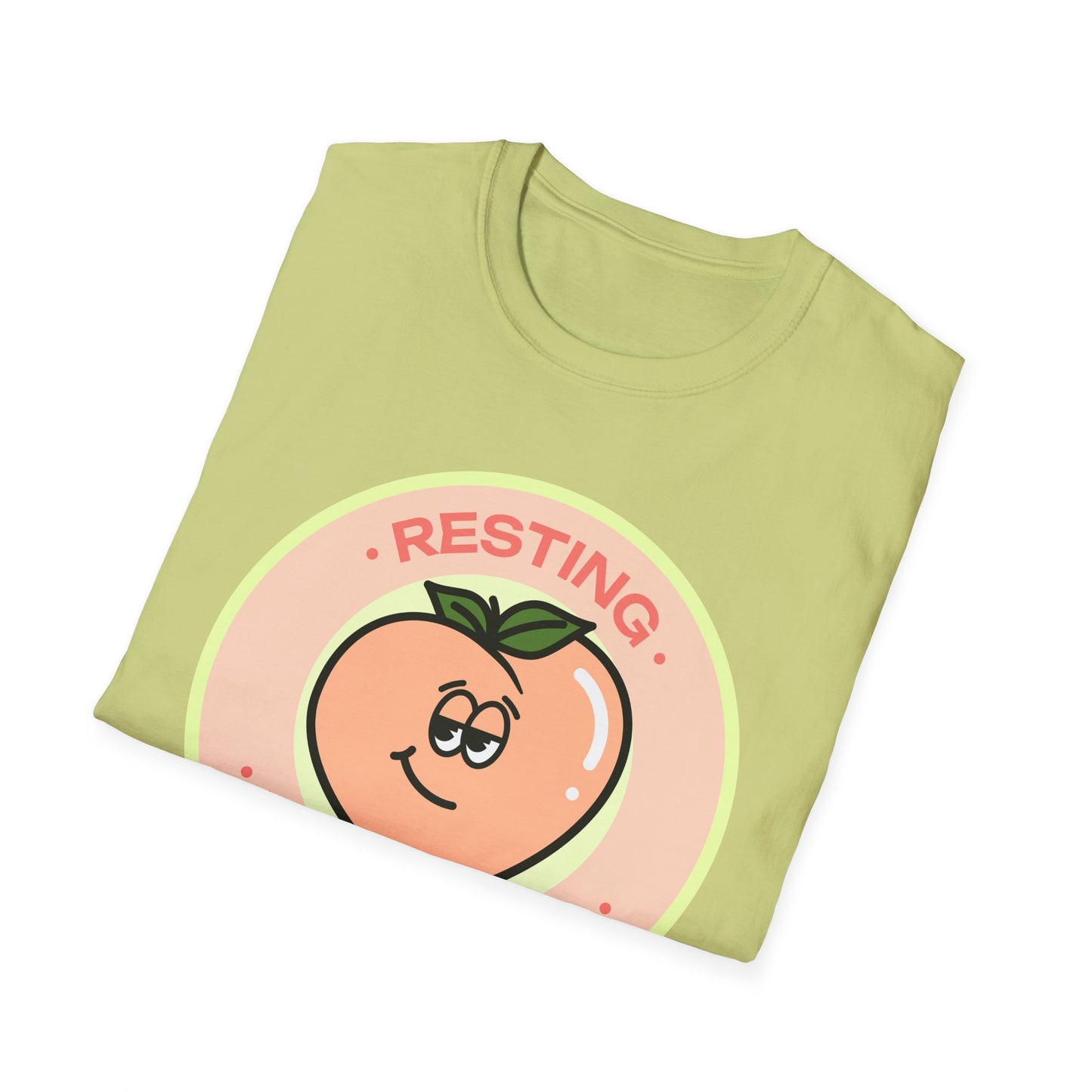 Food Tees, Funny Food T Shirts, Funny T Shirts, Shirt with Fruits, Shirt with Peach