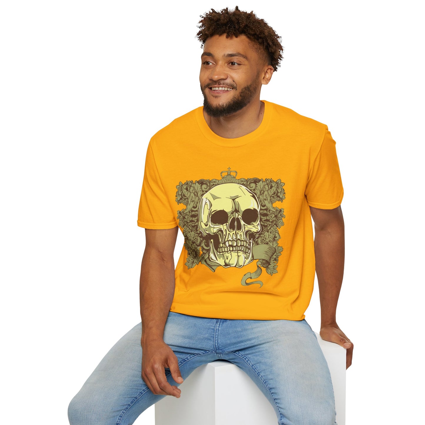 Skull T Shirt, Skull Design Shirt, Skull Art Tee Shirt, T-shirt with Skull 2