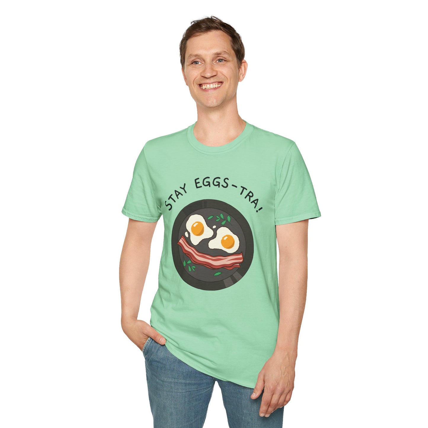 Food Tees, Funny Food T Shirts, Funny T Shirts, Bacon and Egg T Shirt, Egg and Bacon Shirt