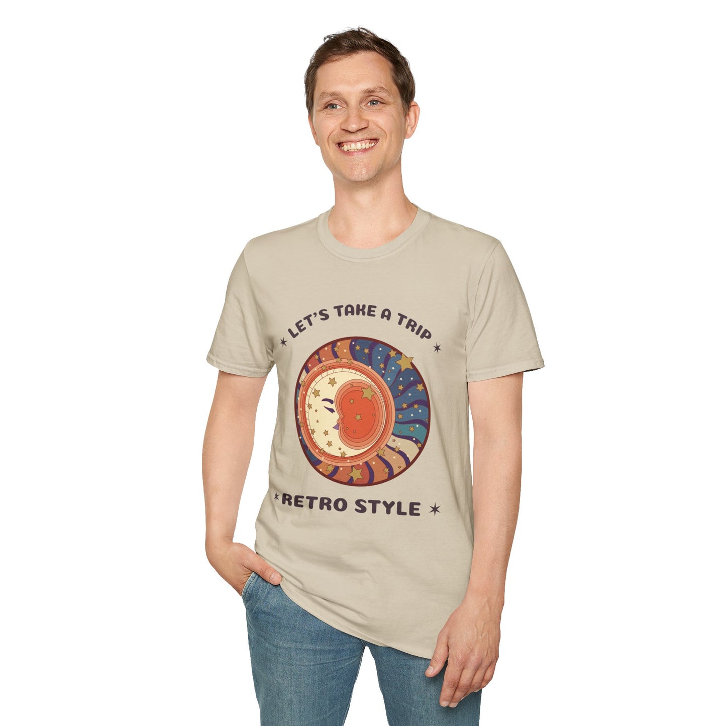 Retro T Shirt, Retro Design Shirt, Retro Art Tee Shirt, T-shirt with Retro Style