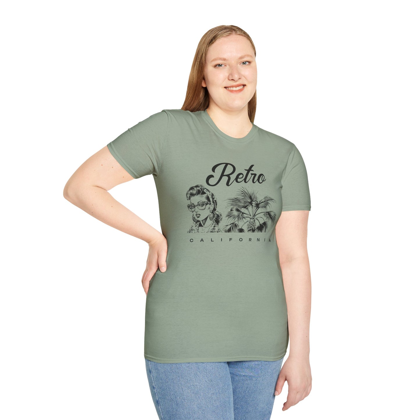 Retro T Shirt, Retro Design Shirt, Retro Art Tee Shirt, T-shirt with Retro Style