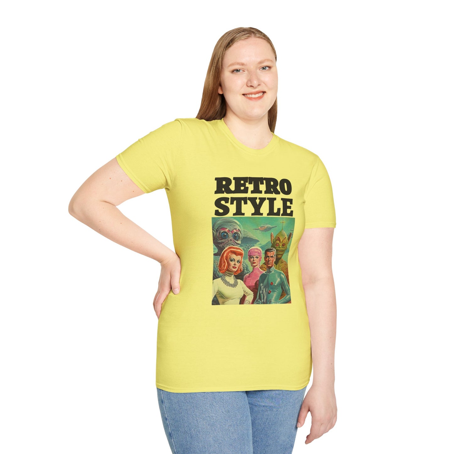 Retro T Shirt, Retro Design Shirt, Retro Art Tee Shirt, T-shirt with Retro Style