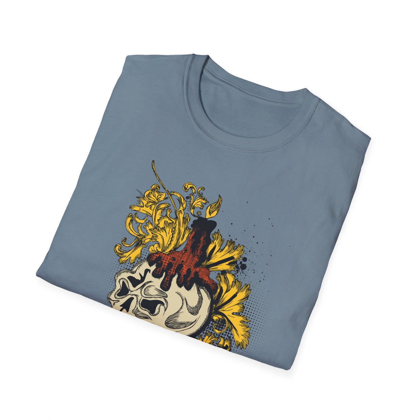 Skull T Shirt, Skull Design Shirt, Skull Art Tee Shirt, T-shirt with Skull 1