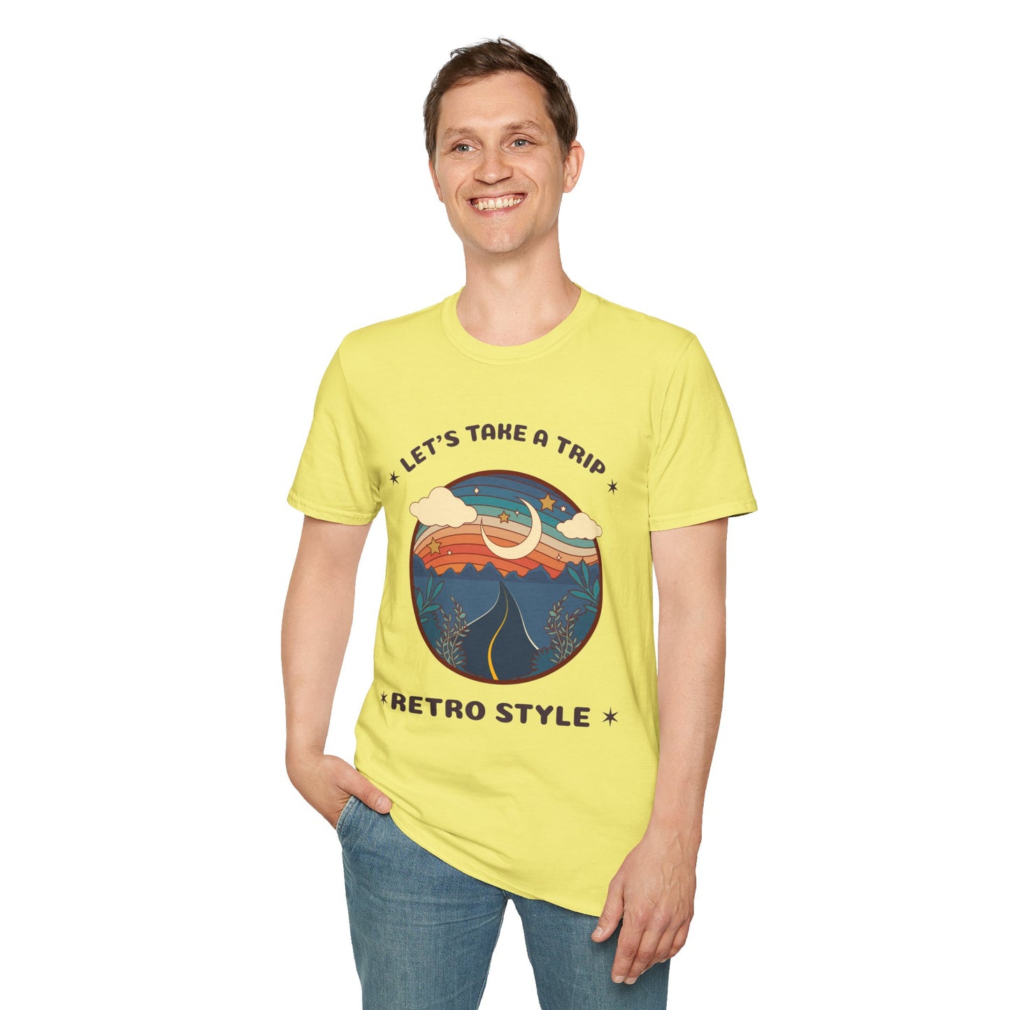 Retro T Shirt, Retro Design Shirt, Retro Art Tee Shirt, T-shirt with Retro Style