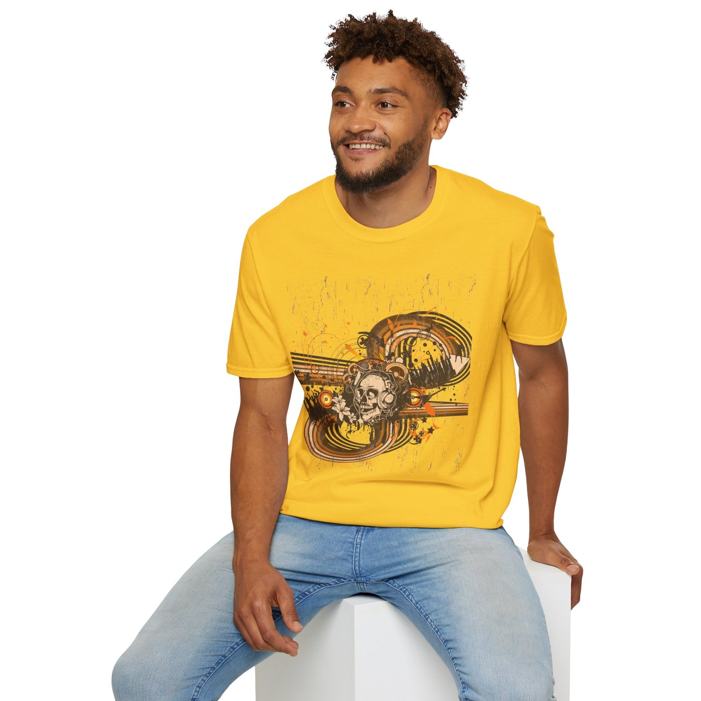 Skull T Shirt, Skull Design Shirt, Skull Art Tee Shirt, T-shirt with Skull 3