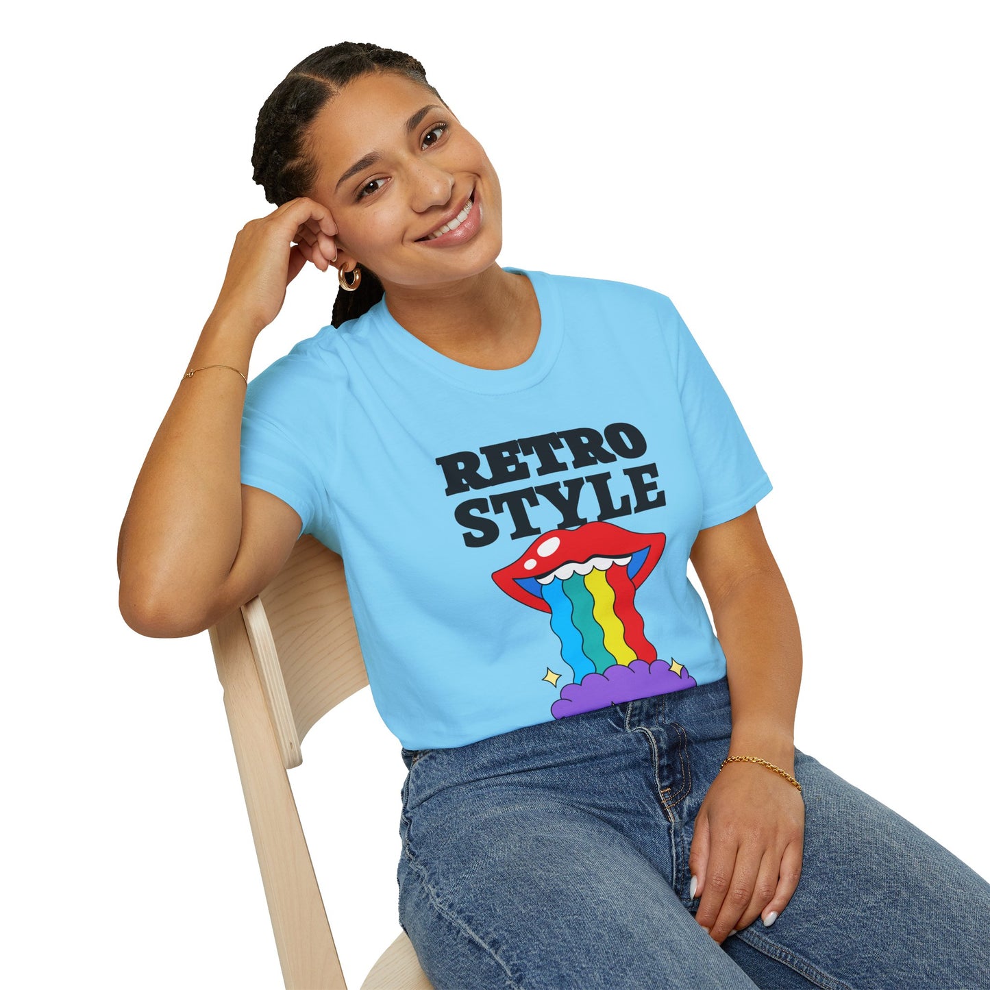 Retro T Shirt, Retro Design Shirt, Retro Art Tee Shirt, T-shirt with Retro Style