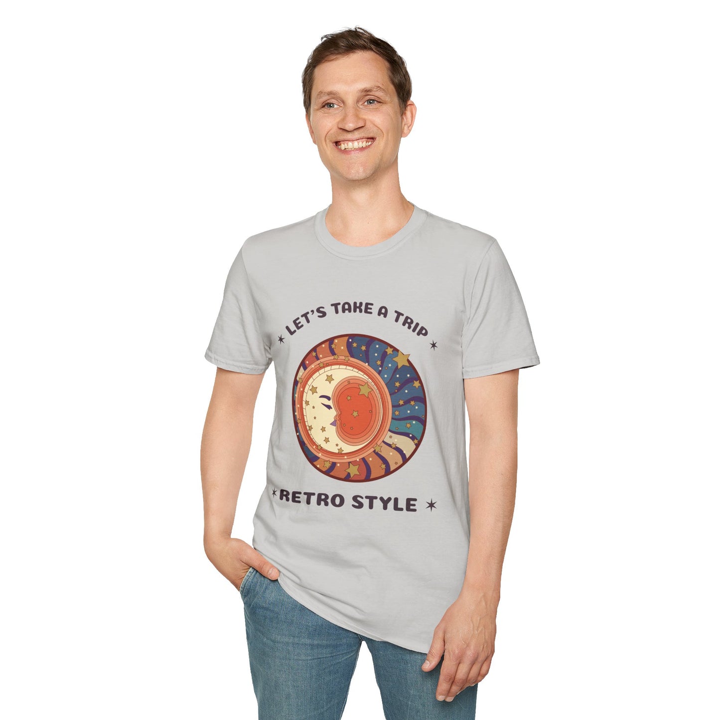 Retro T Shirt, Retro Design Shirt, Retro Art Tee Shirt, T-shirt with Retro Style